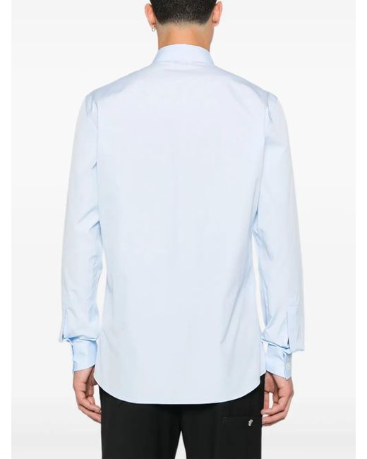 Camicia Con Ricamo di Moschino in Blue da Uomo