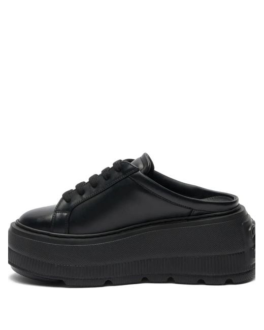 Casadei Black Nexus Platform Mules