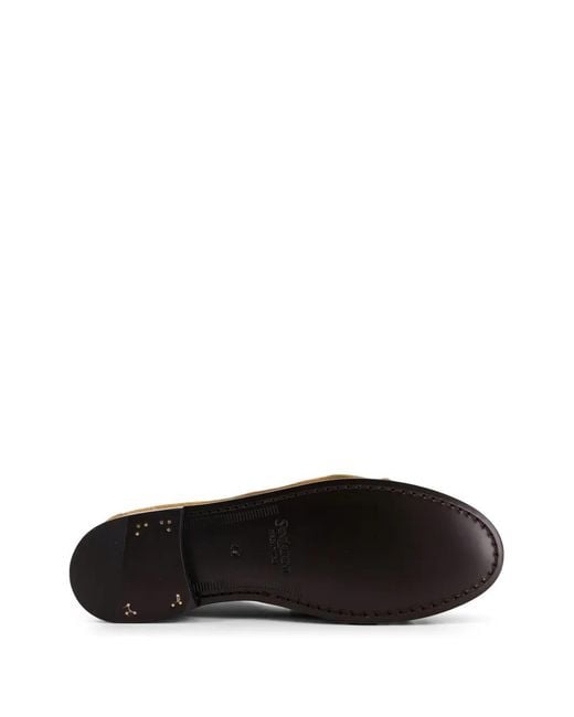 Saint Laurent Brown Le Loafer Monogram Logo-Appliquéd Suede Penny Loafers for men