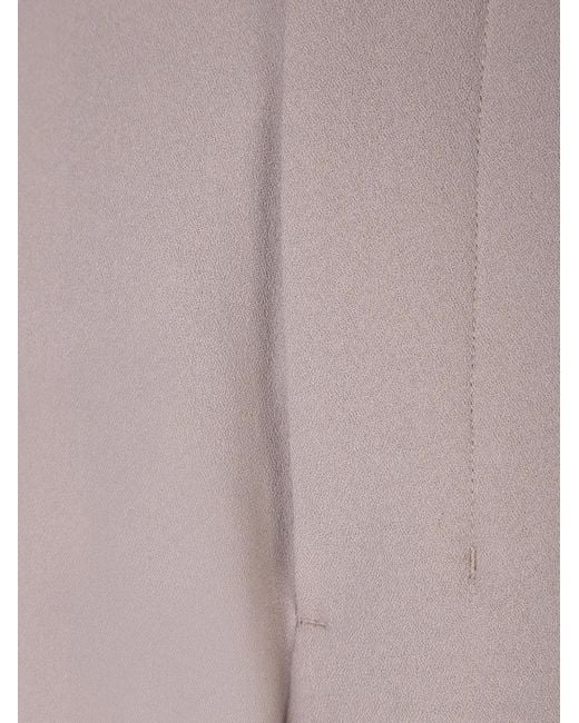 AMI Pantalon Van Scheerwol in het Natural voor heren