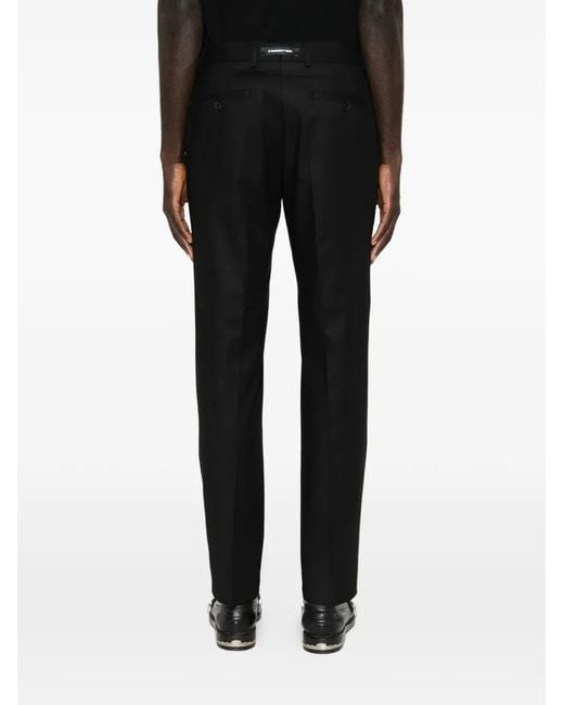 Karl Lagerfeld Black Road Trousers for men