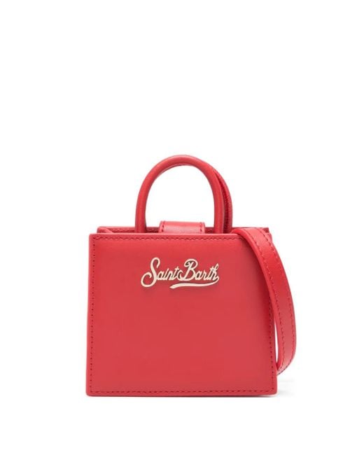 Mc2 Saint Barth Red Shop Bag Micro