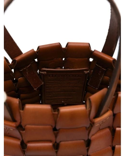 Dragon Diffusion Brown Handtasche Aus Leder