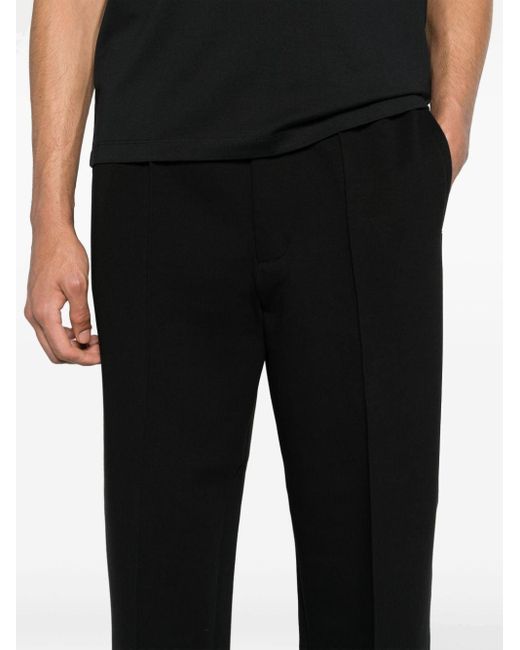 Pantalones de chándal de talle medio Emporio Armani de hombre de color Black