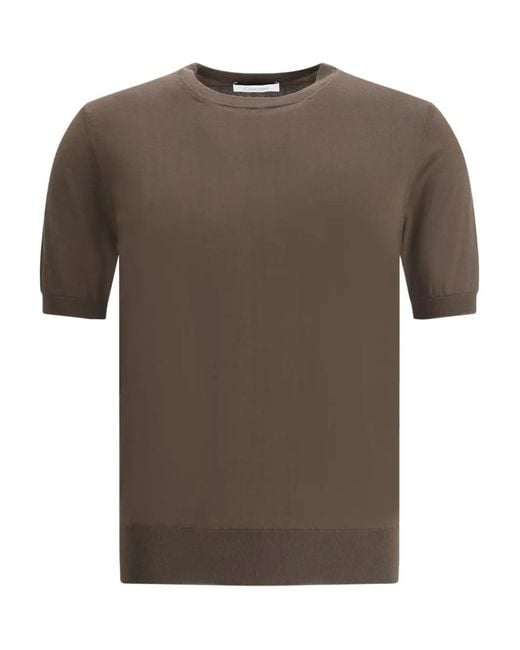 Cruciani Brown Cotton T-Shirt for men
