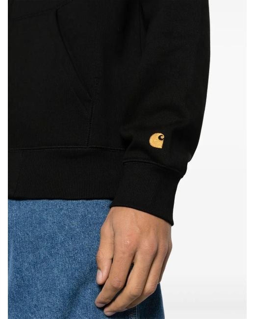 Carhartt Black Chase Zip-Up Hoodie for men