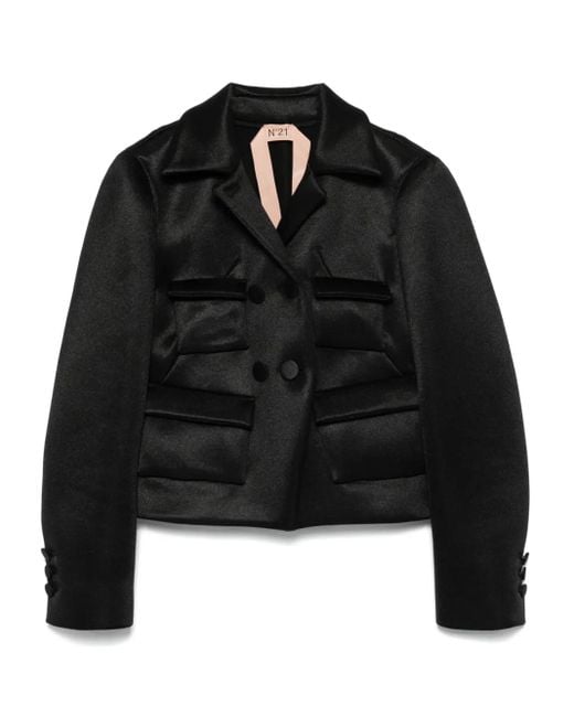 N°21 Black Double-Breasted Jacket