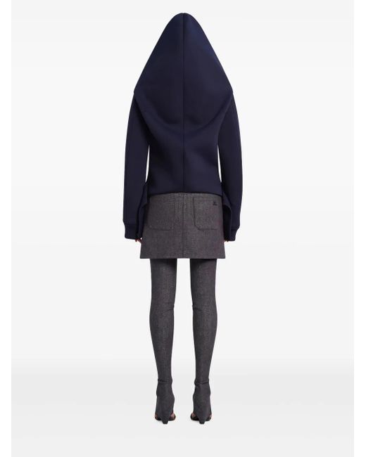 Courreges Blue Cocoon Jacket