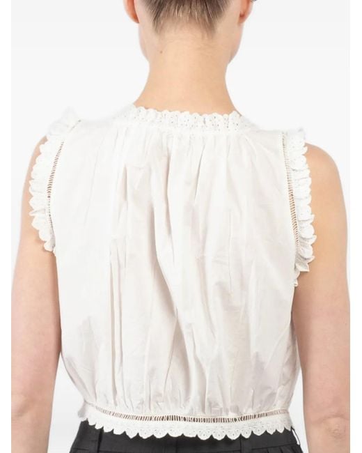 Doen White Traveler Blouse