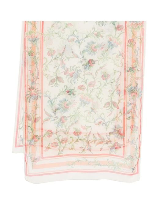 Etro Natural Silk Scarf