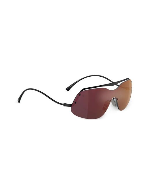 Ferrari Purple Shield-Frame Sunglasses