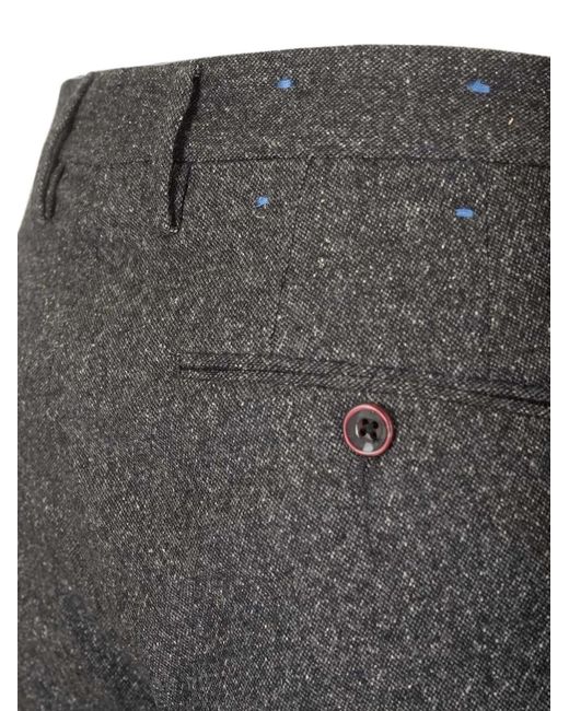 Al Duca D'aosta Gray Belt-Loop Trousers for men