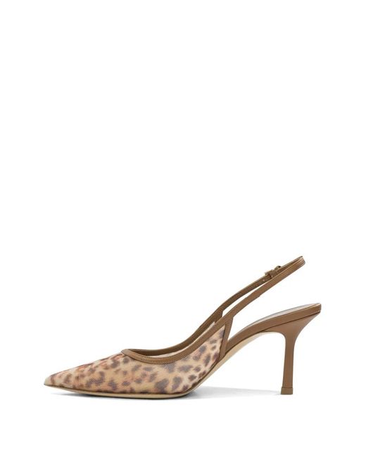 Ninalilou Brown Eva 70 Leopard-Print Pumps