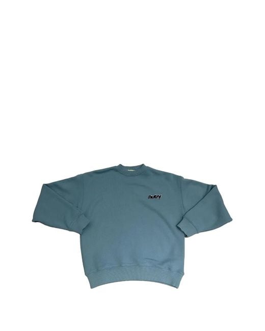Autry Blue Logo-Print Sweatshirt for men