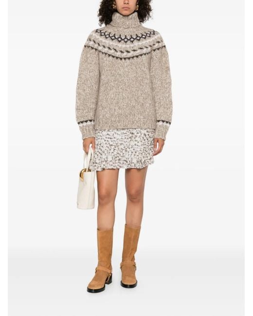 P.A.R.O.S.H. Gray P.A.R.O..H. Wool Turtle-Neck Jumper