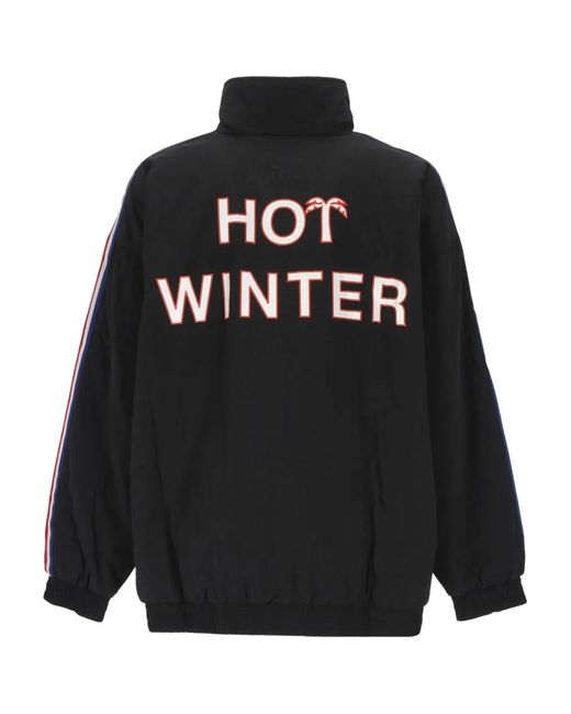 Fiorucci Black Hot Winter Bomber Jacket