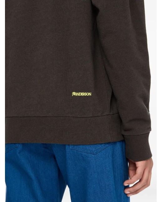 J.W. Anderson Brown Contrast-Trim Sweatshirt for men