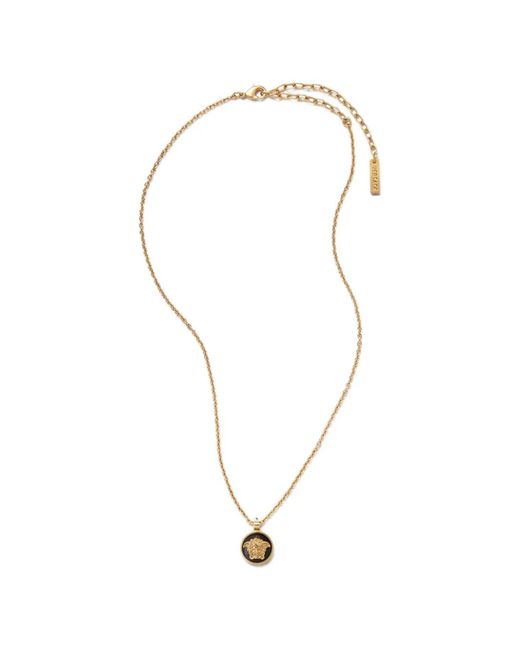 Versace White Medusa Necklace