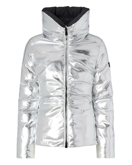 Pinko ハイネック パデッドジャケット Gray