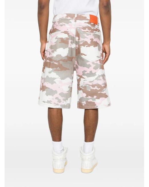 BLUE SKY INN White Camo-Print Shorts for men