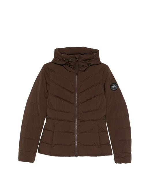 Canada Goose Brown Doudoune Claire À Capuche