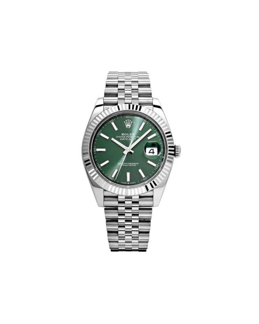Rolex Green Datejust 41Mm