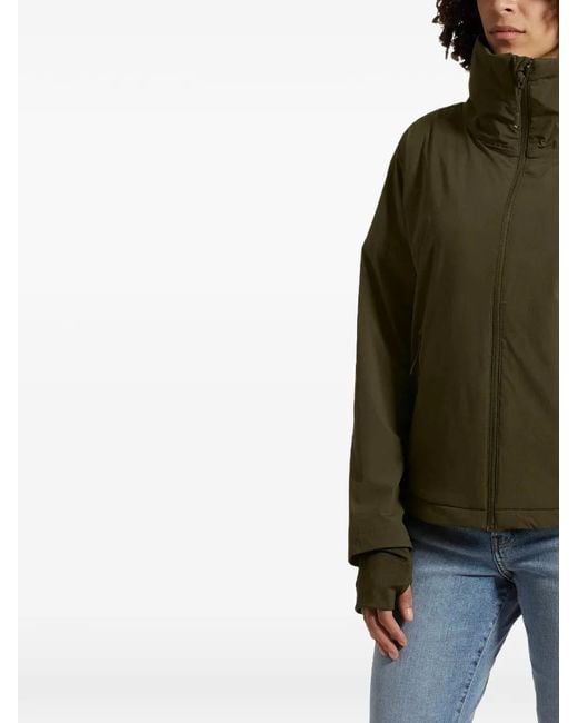 PUMA Green Logo-Detail Jacket