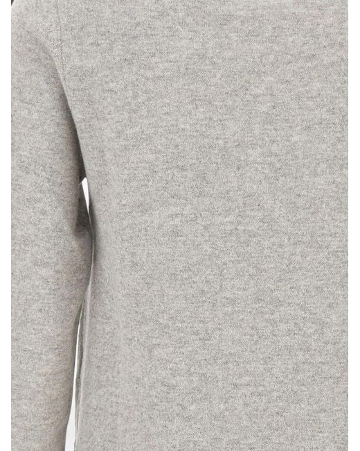 Kangra Gray Side-Slit Sweater