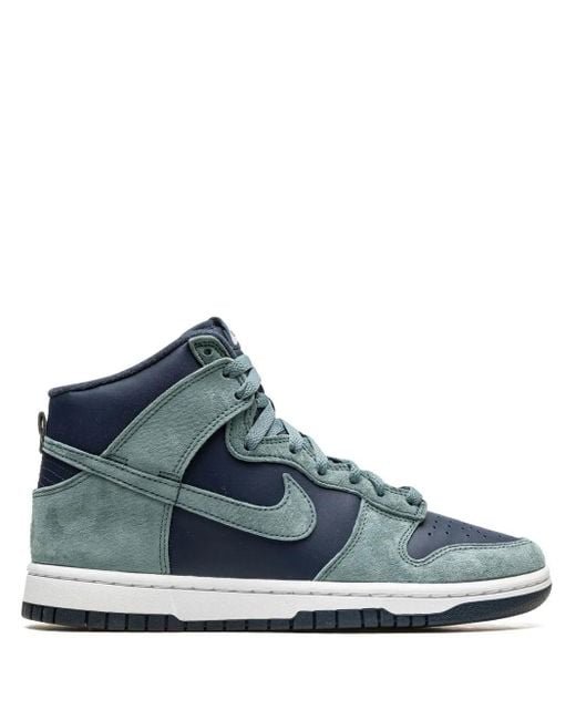 Nike Blue Dunk High Retro Premium Sneaker for men