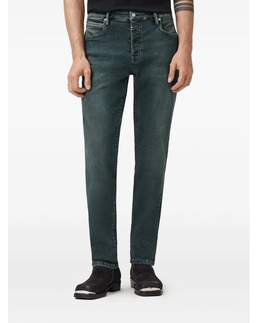 AllSaints Blue Washed Denim Jeans for men