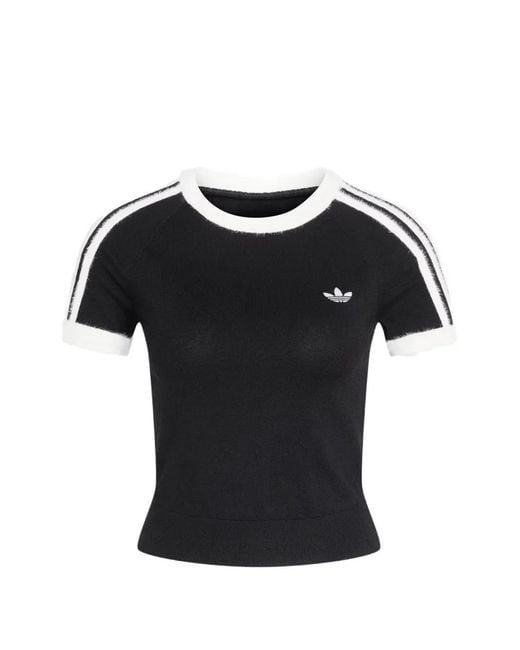 Adidas Black Knitted T-Shirt