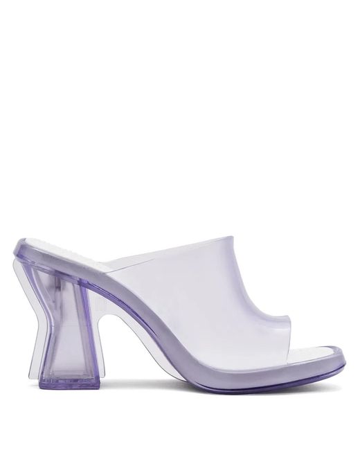 Marc Jacobs White X Melissa 90Mm Transparent-Design Mules