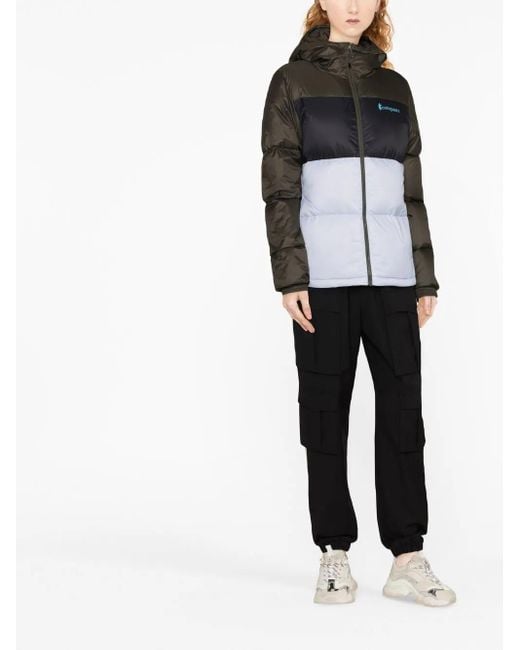 COTOPAXI Black Hooded Feather Down Jacket