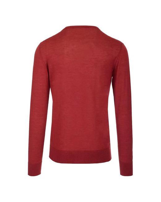 Al Duca D'aosta Red Crew-Neck Long-Sleeve T-Shirt for men