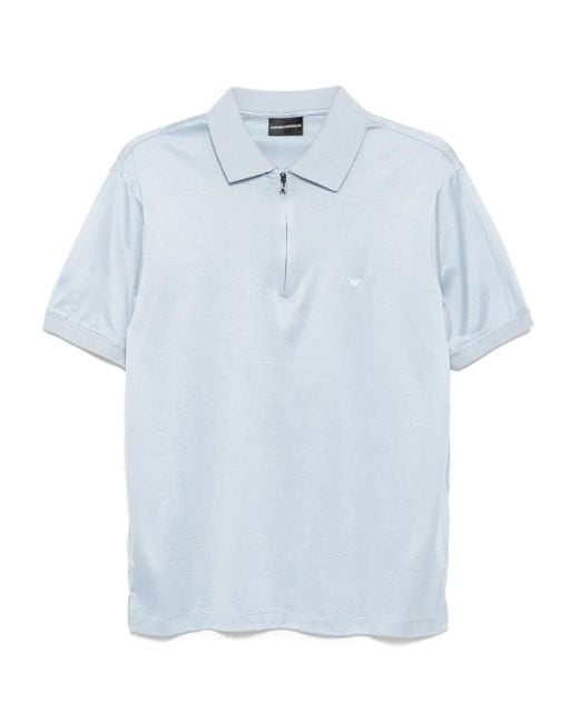 Emporio Armani Blue Asv Polo Shirt for men