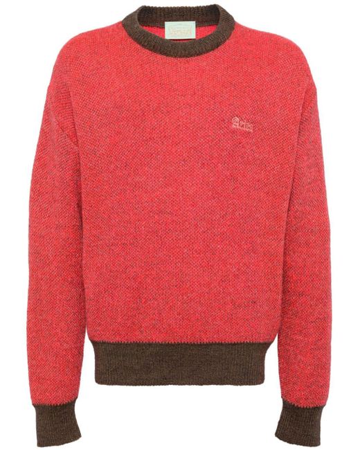 Aries Logo-embroidered Jumper for men