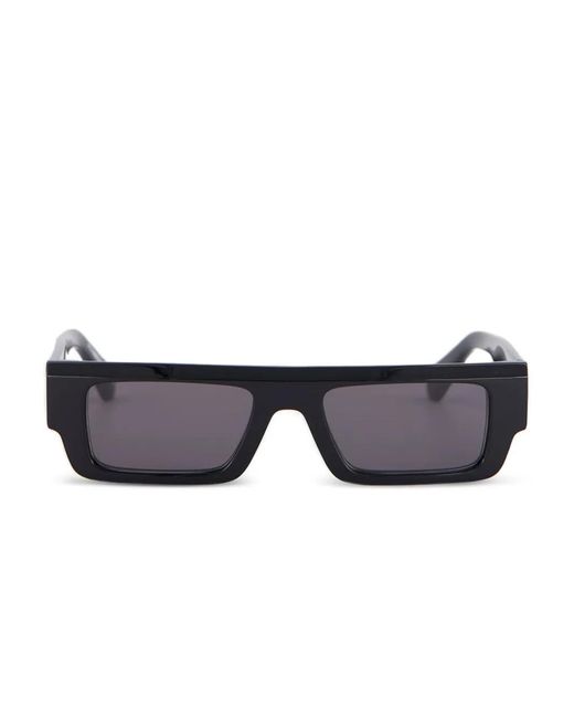 Off-White c/o Virgil Abloh Gray Pittsburgh Rectangle Sunglasses for men
