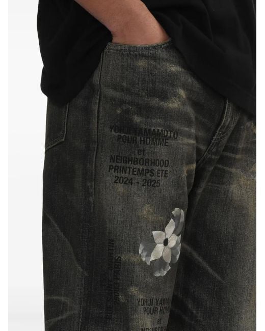Yohji Yamamoto Black X Neighborhood Savage Jeans for men