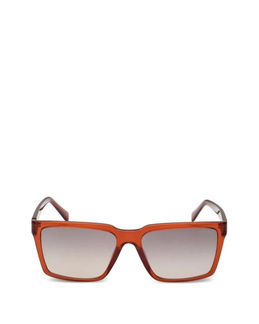 GUESS EYEWEAR Pink Rectangle-Frame Sunglasses