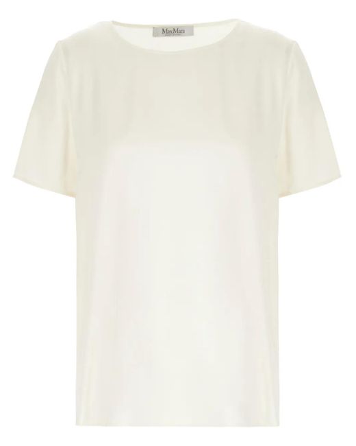 Max Mara White Dida Bluse