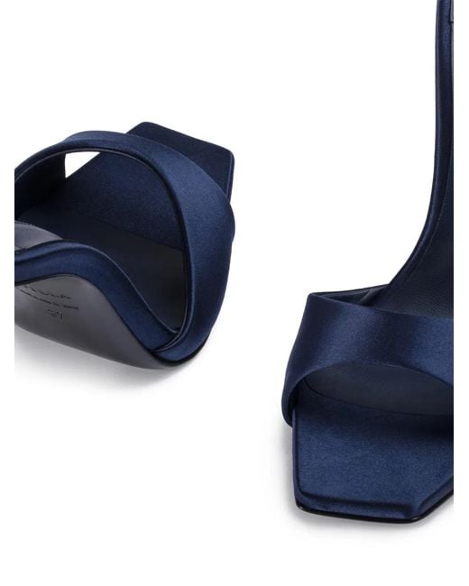 Le Silla Blue Sandales Nyra À Bout Carré