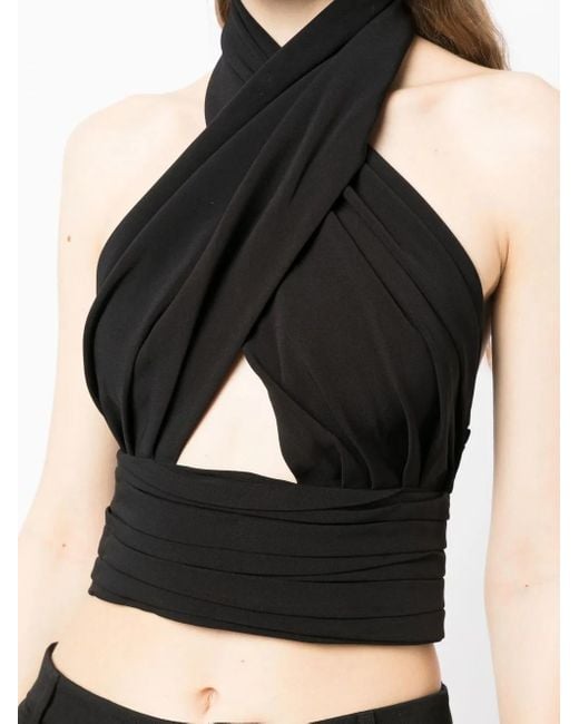 Bambah Haltertop in het Black