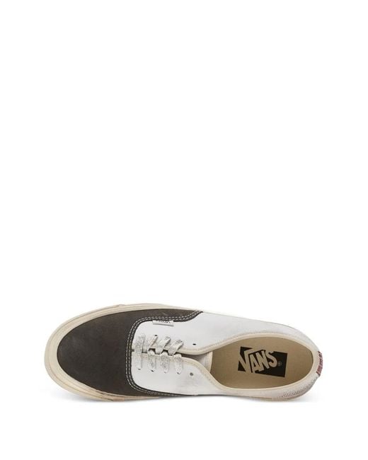 Vans White Authentic 44 Two-Tone Sneakers
