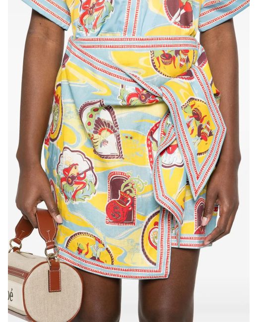 Minijupe Emilio ALÉMAIS en coloris Gray