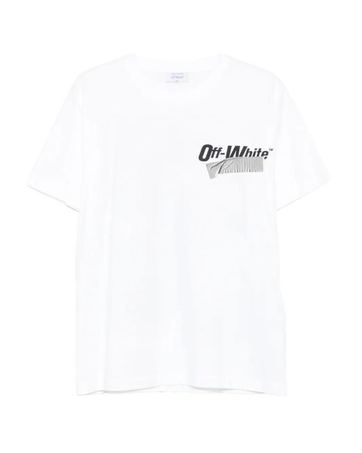Polo Con Applicazione di Off-White c/o Virgil Abloh in White da Uomo