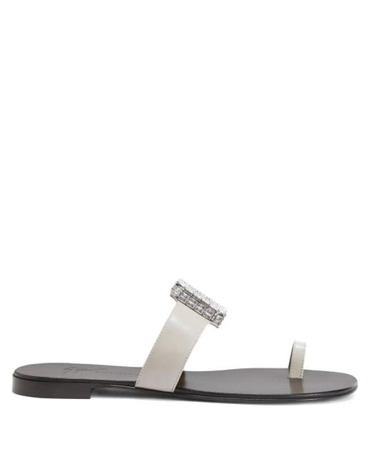 Giuseppe Zanotti White Blahir Sandals