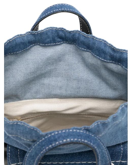 CUBA LAB Blue Habanera Bucket Bag