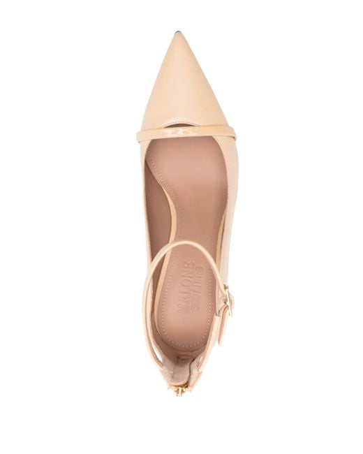 Malone Souliers Natural Rory 75mm Pumps