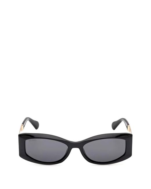 MAX&Co. Black Rectangle-Frame Sunglasses