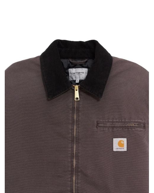 メンズ Carhartt コーデュロイカラー ジャケット Brown